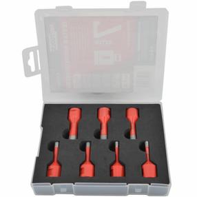 Deimantinis šerdies grąžtas, rinkinys AWTools AW47307, 1.4 cm, 7 vnt.