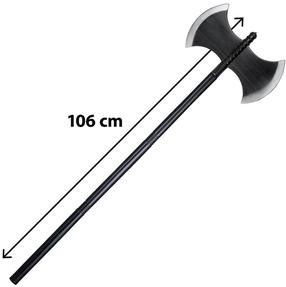 Divpusēja cirvis (106 cm) Boland, melna/pelēka