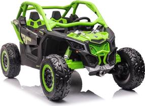 Bērnu elektriskais bagijs Lean Cars Can-am RS DK-CA001 4x4, zaļa krās.