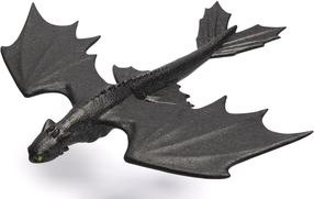 Žaislinė figūrėlė Spin Master How to Train Your Dragon Soaring Toothless, 5 cm, juoda sp.