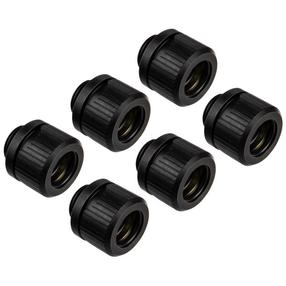 Jungtis EK Water Blocks Torque 6-Pack, juoda sp., 6 vnt.