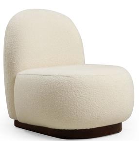 Krėslas Hanah Home Tina 560ARE1736, dramblio kaulo sp., 74 cm x 85 cm x 75 cm