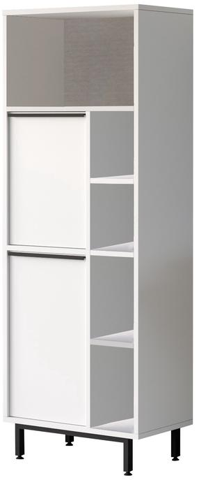 Laisvai pastatoma virtuvės spintelė Kalune Design, balta sp., 35.5 cm x 60 cm x 160 cm