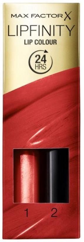 Lūpu kosmētikas komplekts Max Factor Lipfinity 24HRS, 4 ml, 125 so glamorous