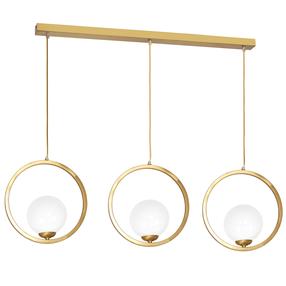 Lampa karināms Domoletti Konya KONYA, E14, 3, zelta krās. / zelta krās.