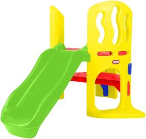 Čiuožykla Little Tikes Hide - Slide Climber, geltona sp./žalia sp., 142 cm