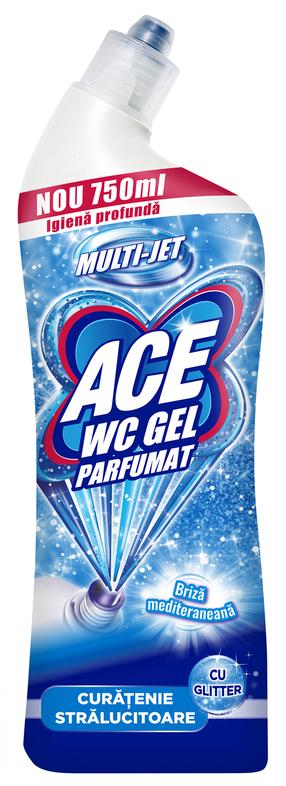 Чистящее средство для туалета Ace Multi-Jet Parfum Mediterranean, 0.75 л