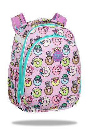 Mokyklinė kuprinė CoolPack Coolpack_3 Happy Donuts, mėlyna sp./rožinė sp., 40 cm x 29 cm x 16 cm