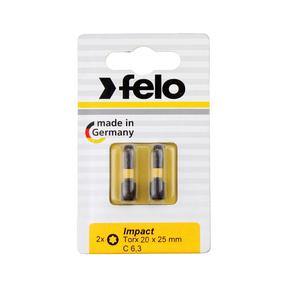 Биты для ударной отвертки Felo 02620241, Torx 20, 25 мм
