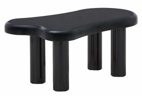 Kavos staliukas Homla Alto, juoda sp., 100 cm x 60 cm x 45 cm
