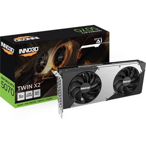 Videokaart Inno3D TWIN X2 N50702-12D7-195064N, 12 GB, GDDR7