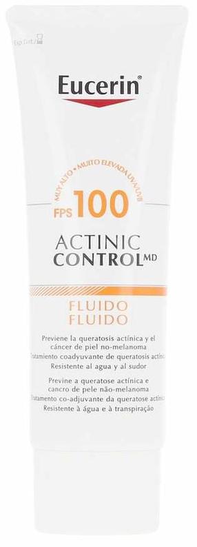 Līdzeklis iedeguma kopšanai ķermenim/sejai Eucerin Actinic Control MD SPF100, 80 ml