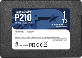 Cietais disks (SSD) Patriot Memory P210, 2.5", 1 TB