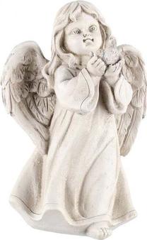 Sodo dekoracija "Statula" 4Living Angel, 15.5 cm x 12.5 cm x 23.2 cm, pilka sp.