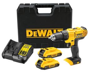 Аккумуляторная дрель с батареей Dewalt DCD771D2-QW, 18 В, 2x2Ah