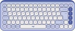 Juhtmevaba mänguklaviatuur Logitech Pop Icon 920-013074, Inglise (US), violetne v.