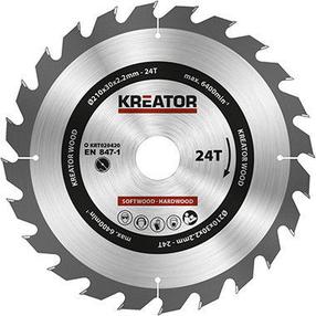 Pjovimo diskas Kreator, 210 mm x 30 mm