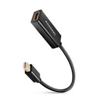 Adapteris Axagon RVDM-HI14N RVDM-HI14N Displayport, HDMI, 0.15 m, melna krās.