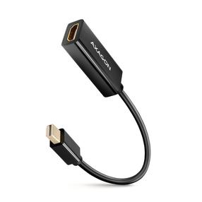 Adapteris Axagon RVDM-HI14N RVDM-HI14N Displayport, HDMI, 0.15 m, melna krās.