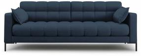 Sofa Micadoni Home Mamaia 3 Seats, tamsiai mėlyna sp., 177 x 92 cm x 75 cm