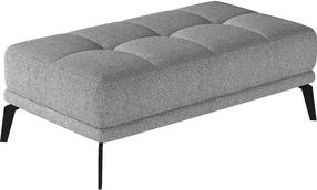 Pufas Torrense Grande 81, pilka sp., 75 cm x 140 cm x 45 cm