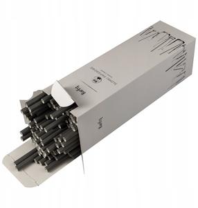 Kõrred BarEq 1408S, 14 cm, paber, hall v., 100 tk