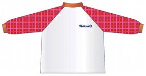 Priekšauts Pelikan Apron, balta krās./rozā krās., tekstilmateriāls