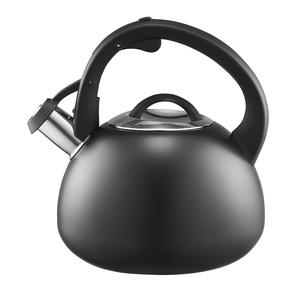  Tējkanna ar svilpi Ambition Hudson, 3 l, melna krās.