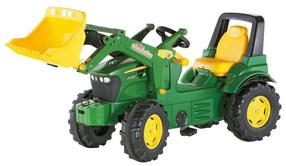 Педальный трактор Rolly Toys Farmtrac John Deere 7930, желтый цв./зеленый цв.