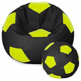 Набор кресел-мешков Ball XXXL 80+40 024/011, черный цв./зеленый цв.
