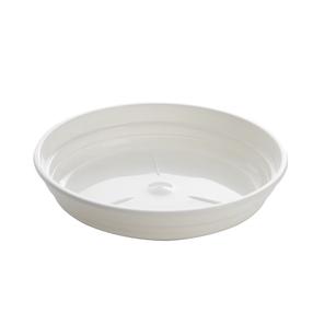 Lėkštelė vazonui Uniplastex UPO13, balta sp., 13 cm