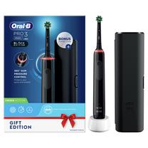 Elektrinis dantų šepetėlis Braun Oral-B Pro 3-3500, juoda sp.