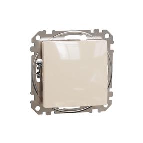 Pulsa slēdzis Schneider Electric Sedna Design SDD112111, 1 kl, bēša krās.