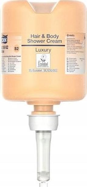 Kūno prausimosi kremas, plaukams ir kūnui Tork S2 Luxury, 475 ml