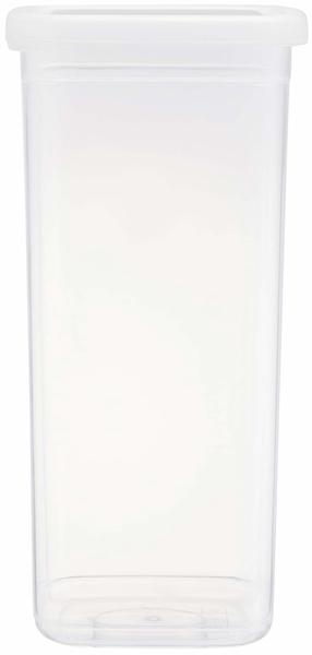 Dėžutė maistui Domotti Albert, 2.25 l, 12 cm x 12 cm, skaidri sp./balta sp.