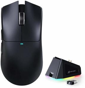 Belaidė žaidimų pelė Attack Shark X11, 2.4 ghz / bluetooth / usb, juoda sp.