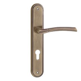 Durų rankena, lauko Metal-Bud MB Antique Brass Zobra, žalvario sp.