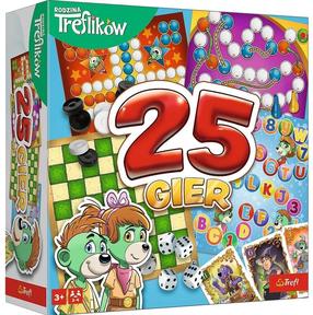 Stalo žaidimų rinkinys Trefl Treflix Kaleidoscope Of 25 Games 02824