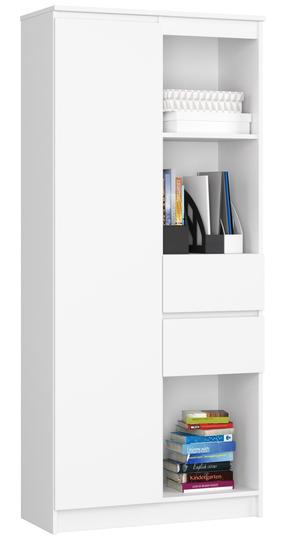 Biuro spinta Akord R15, balta sp., 180 cm x 80 cm x 35 cm