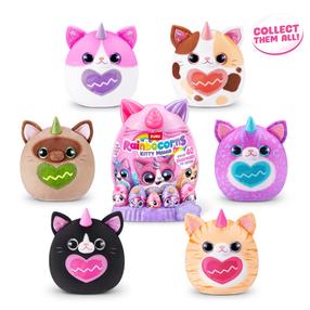 Pliušinis žaislas, su priedais katė Rainbocorns Kitty Mania 92125, (spalva/dizainas parenkami atsitiktine tvarka), 30 cm