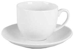 Чашка с блюдцем Domoletti Casual 199D-004-TSB, белый цв., 0.22 л