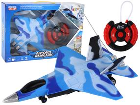 Rc lėktuvas Lean Toys Airforce Warplanes 16645, mėlyna sp.