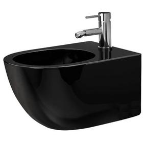 Bidė Rea Carlo Mini, 365 mm x 320 mm x 490 mm, juoda sp.
