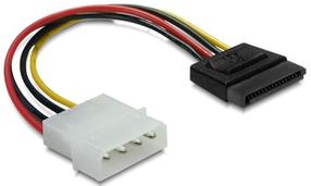 Vads Delock SATA 15-pin, Molex, 0.06 m