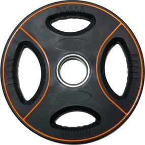 Disku svari Spartan Rubberized Weight Plate, 15 kg