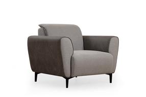 Krėslas Atelier Del Sofa Aren 560ARE2231, pilka sp., 100 cm x 85 cm x 85 cm