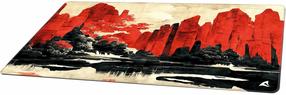 Pelės kilimėlis Sharkoon Skiller SGP40, 100 cm x 50 cm x 0.3 cm, juoda sp./raudona sp./įvairių spalvų