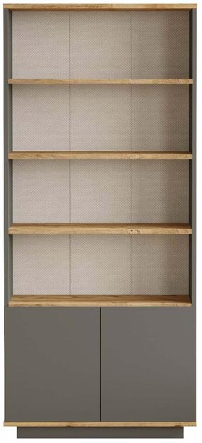 Grīdas plaukts Kalune Design FR16-AA, antracīta krās./atlantic pine krās., 168.3 cm x 77.5 cm x 26.8 cm