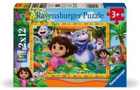 Пазл 2in1 Ravensburger Dora The Explorer, 18 см x 26 см, 24 шт., многоцветный