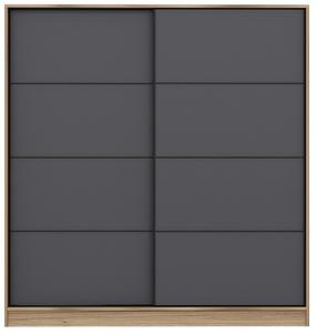 Spinta Kalune Design Kale 3171, antracito sp./šviesiai ruda sp., 52 cm x 180 cm x 190 cm